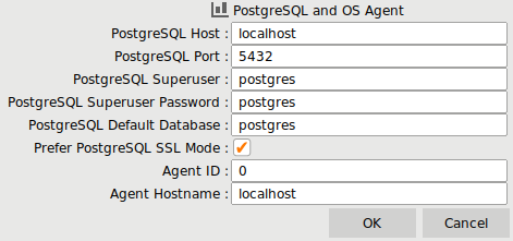 PostgreSQL Metrics Options