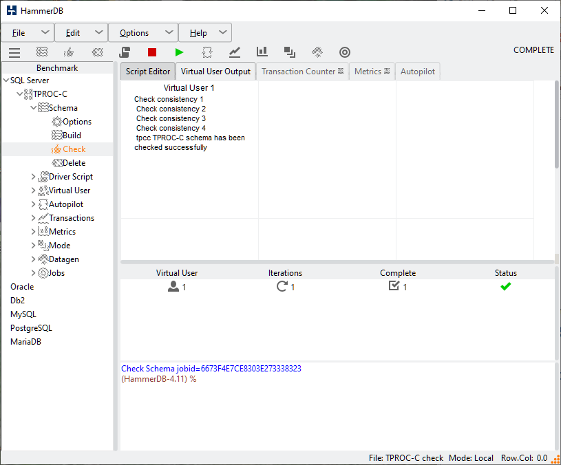 Schema Check